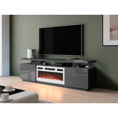 TV skrinka Aniceto s krbom