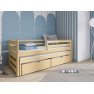Detská dvojlôžková posteľ so zásuvkami Pilksis 90 Detská dvojlôžková posteľ so zásuvkami Pilksis 90