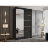 Šatníková skriňa so zrkadlom Menny III 100 Šatníková skriňa so zrkadlom Menny III 100