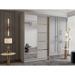 Šatníková skriňa so zrkadlom Menny III 100