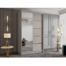 Šatníková skriňa so zrkadlom Menny III 100 Šatníková skriňa so zrkadlom Menny III 100