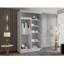 Šatníková skriňa so zrkadlom Menny III 100 Šatníková skriňa so zrkadlom Menny III 100