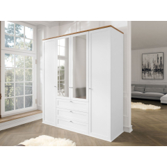 Štvordverová šatníková skriňa Fritkit 4D3SZ