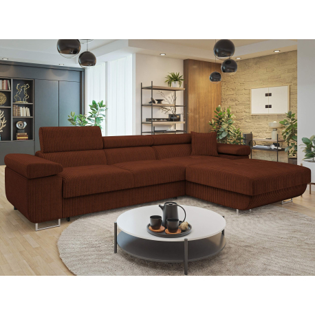 Rohová rozkladacia sedačka Torezio Mini S