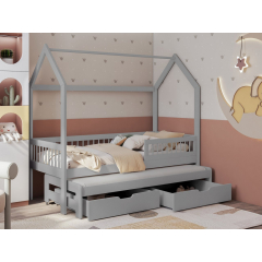 Detská posteľ s úložným priestorom Karlix 90