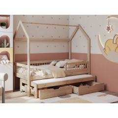Detská posteľ s úložným priestorom Karlix 90