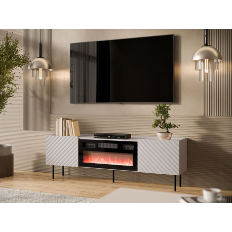TV Stolík/skrinka s krbom Gretzo 180 2D