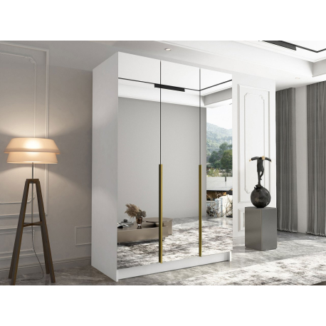 Šatníková skriňa so zrkadlom Mirpat III