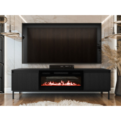 TV skrinka s krbom Samker 2K EF
