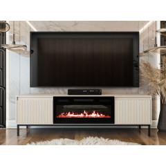 TV skrinka s krbom Samker 2K EF