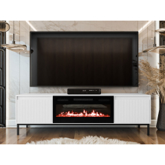 TV skrinka s krbom Samker 2K EF