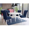 Stôl Julia FI 120 so 4 stoličkami ST65 Stôl Julia FI 120 so 4 stoličkami ST65