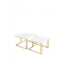 Set dvoch konferenčných stolíkov Froyw Zlatý Set dvoch konferenčných stolíkov Froyw Zlatý