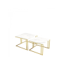 Set dvoch konferenčných stolíkov Froyw Zlatý Set dvoch konferenčných stolíkov Froyw Zlatý