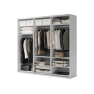 Šatníková skriňa Maxi 3D 250 MX06 Šatníková skriňa Maxi 3D 250 MX06