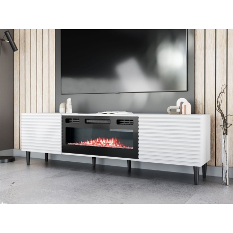 TV skrinka s krbom Sorleto 2K EF