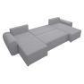 Rohová sedačka Anduvo v tvare U