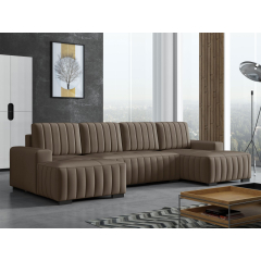 Rohová rozkladacia sedačka v tvare U Pulah U