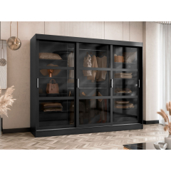 Trojdverová šatníková skriňa Wenera 250