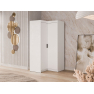 Rohová šatníková skriňa Melen 2D