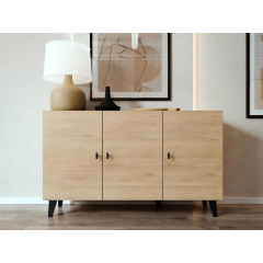 Komoda s dvierkami Cleurion 150 3D