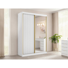 Šatníková skriňa so zrkadlom Razimo 2D