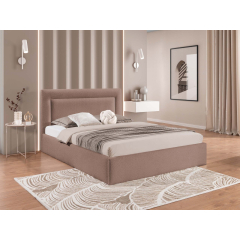 Čalúnená posteľ s úložným priestorom Enserio