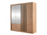 Šatníková skriňa so zrkadlom Nojan 203 Šatníková skriňa so zrkadlom Nojan 203