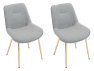 Set 2 ks jedálenských stoličiek Archie DC-1084/GL Boucle