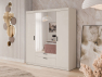 Šatníková skriňa so zrkadlom Melen 4D