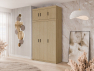Šatníková skriňa Melen 3D + nadstavec