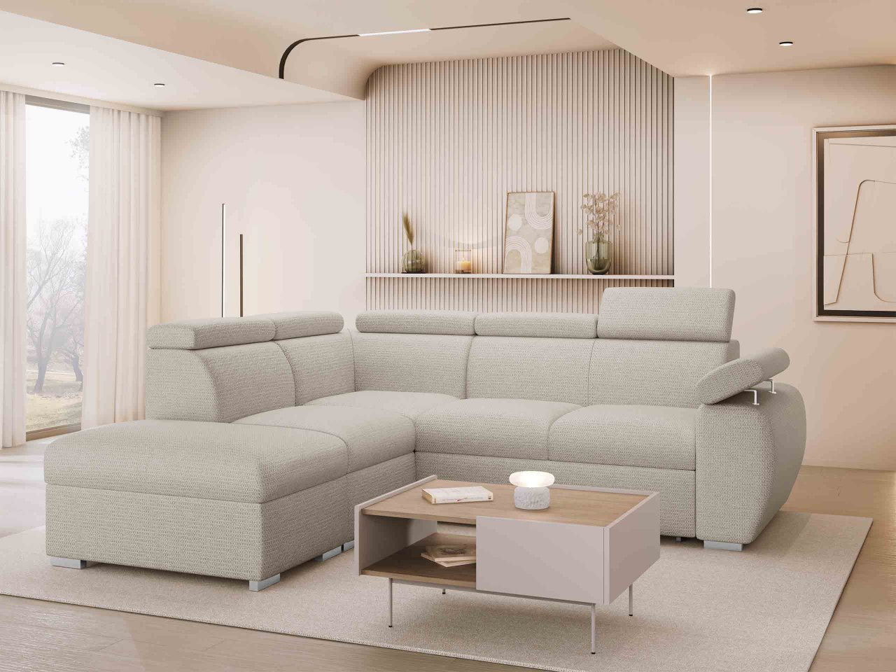 Rohová sedačka Giza 2RR1P