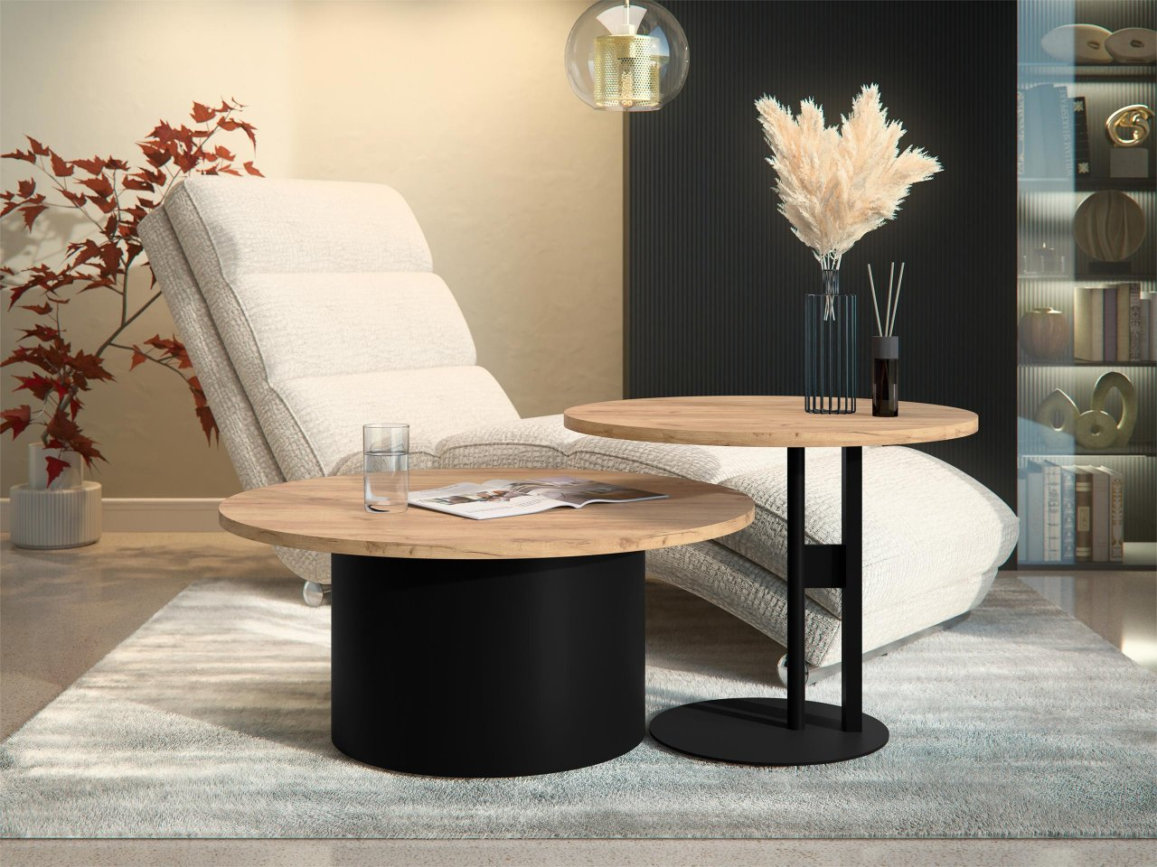 Set 2 konferenčných stolíkov Zalisio