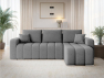Rohová sedačka s funkciou spania Wiator Boucle