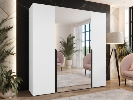 Šatníková skriňa so zrkadlom Frokow 2 200 cm