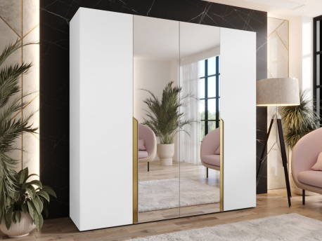 Šatníková skriňa so zrkadlom Frokow 2 200 cm