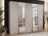 Šatníková skriňa so zrkadlom Frokow 2 250 cm