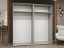 Šatníková skriňa so zrkadlom Frokow 3 200 cm