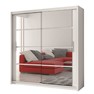 Šatníková skriňa so zrkadlom Tako 160
