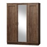 Trojdverová šatníková skriňa so zrkadlom Noris N15