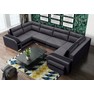 Rohová sedačka s barom Sandi U