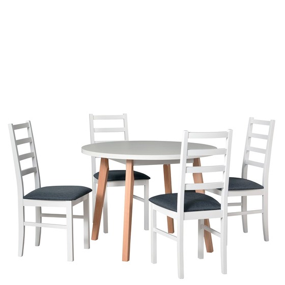 Okrúhly stôl so 4 stoličkami - AL64