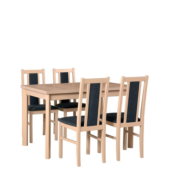 Skladací stôl so 4 stoličkami - AL73