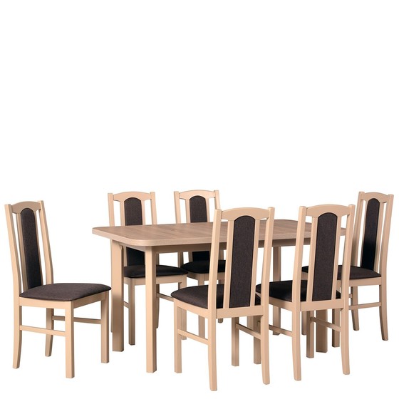 Stôl so 6 stoličkami - AL77