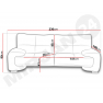 Trojmiestna pohovka Astra Lux 3