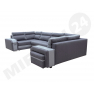 Rohová sedačka s barom Sandi U